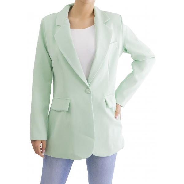 Blazer over con bottone "Lory"